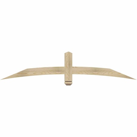 Ekena Millwork Bellingham Rough Sawn Timber Gable Bracket, Douglas Fir, 72"W x 15"H x 2"D x 4"F, 5/12 Pitch GBW072X15X0204BEL00RDF